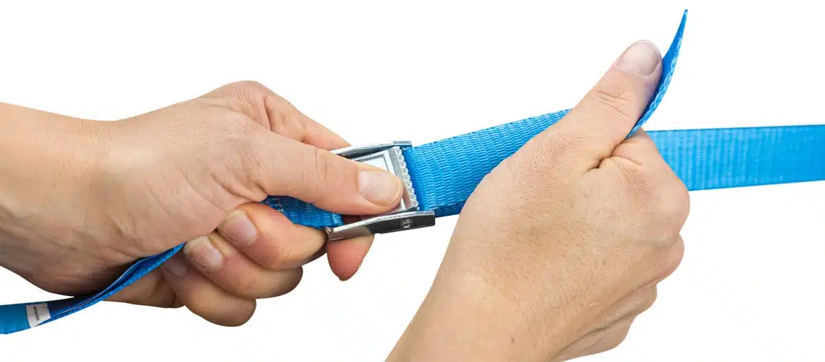 Sangle 25 mm avec boucle à griffe, mise en tension manuelle