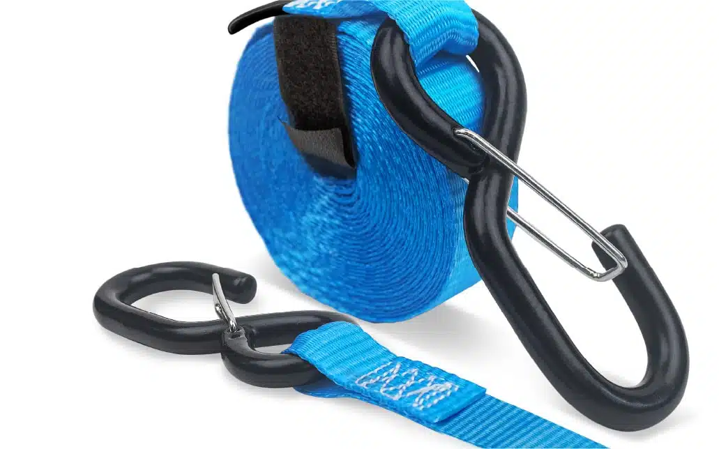 Système d'arrimage avec crochets S protégés avec du PVC
