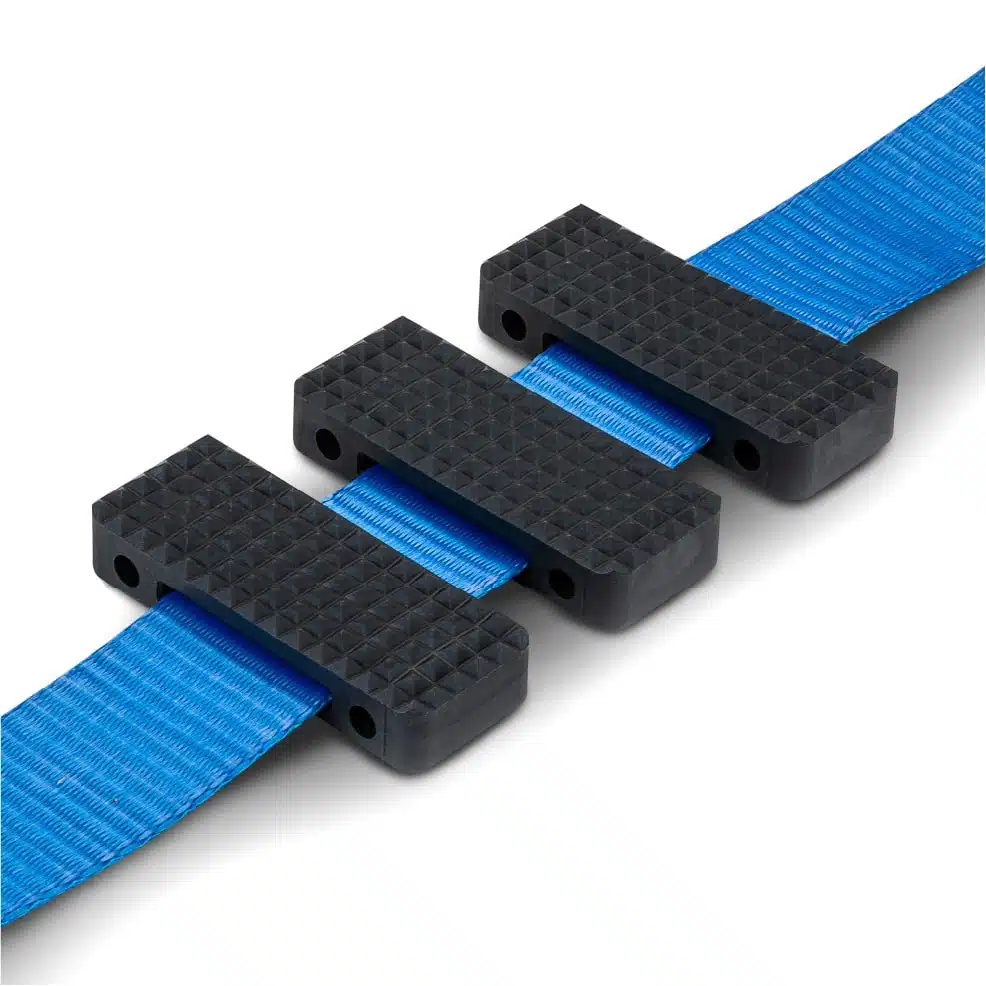 Arrimage porte-voiture, patins accrochage pneu
