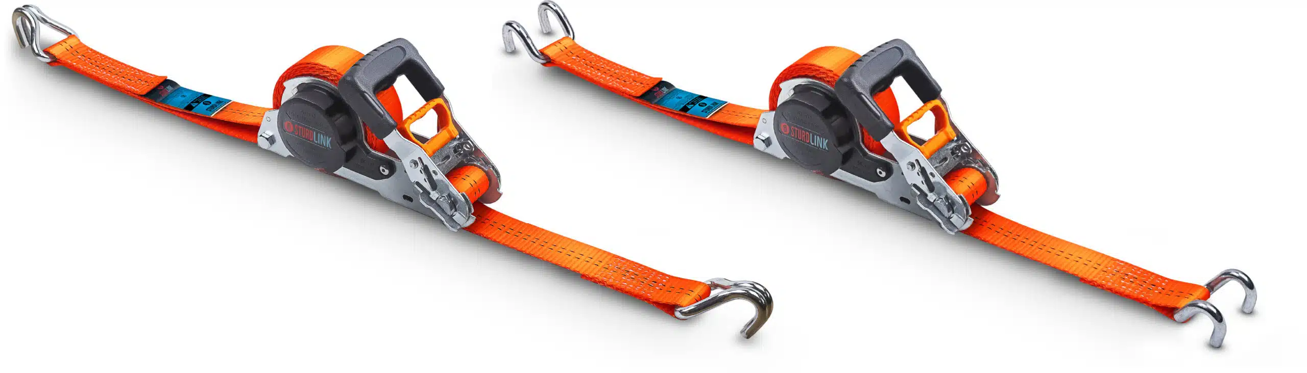 Gamme sangle d'arrimage autoretractable 35 mm orange