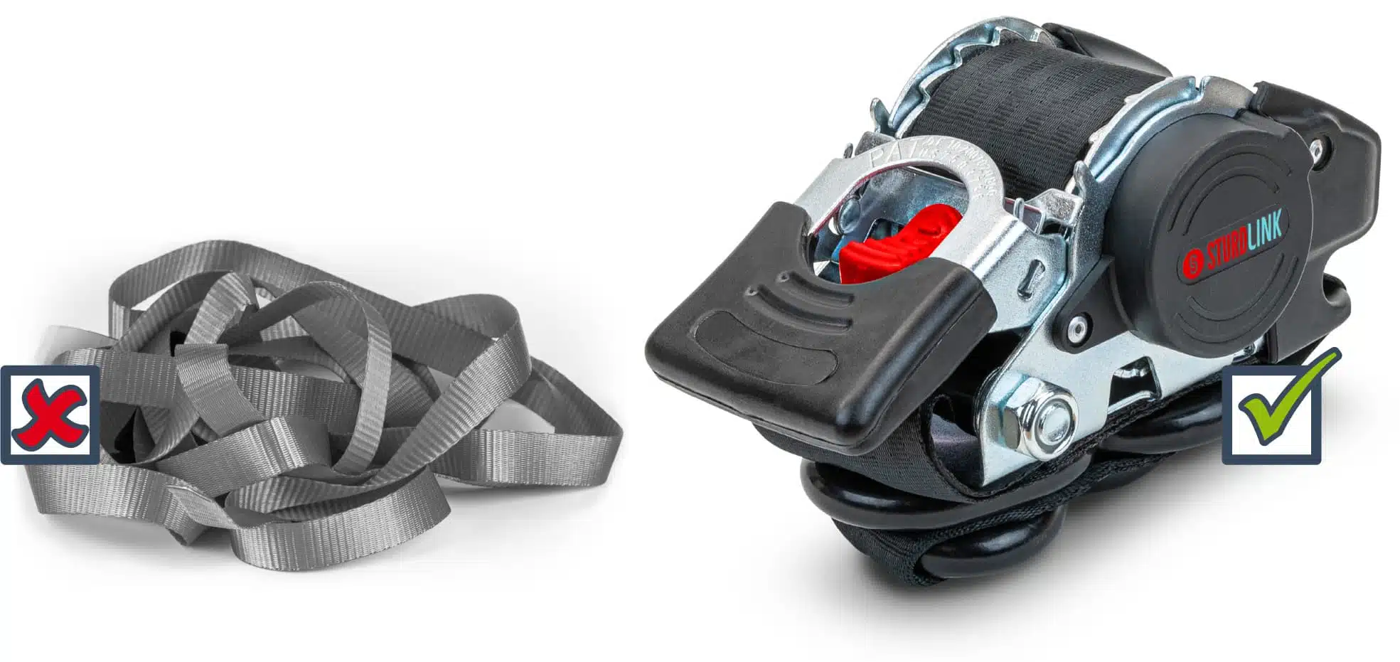 Sangle autoretractable pour gagner du temps